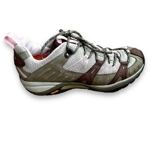 Merrell Womens Siren Sport Waterproof Hiking Shoe size 8.5 Charcoal/Pink